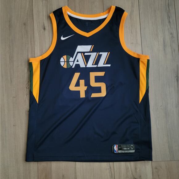 Nike Donovan Mitchell 45 Utah Jazz NBA Swingman Icon 2020-2021 Jersey Men Sz XL - Picture 2 of 15